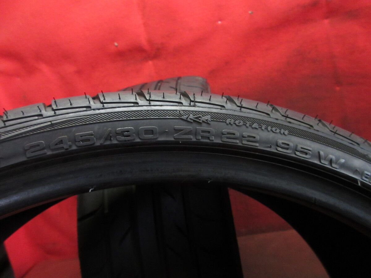 2本 245/30ZR22 ATR SPORT 245/30R22 溝アリ 送料無料 45000円