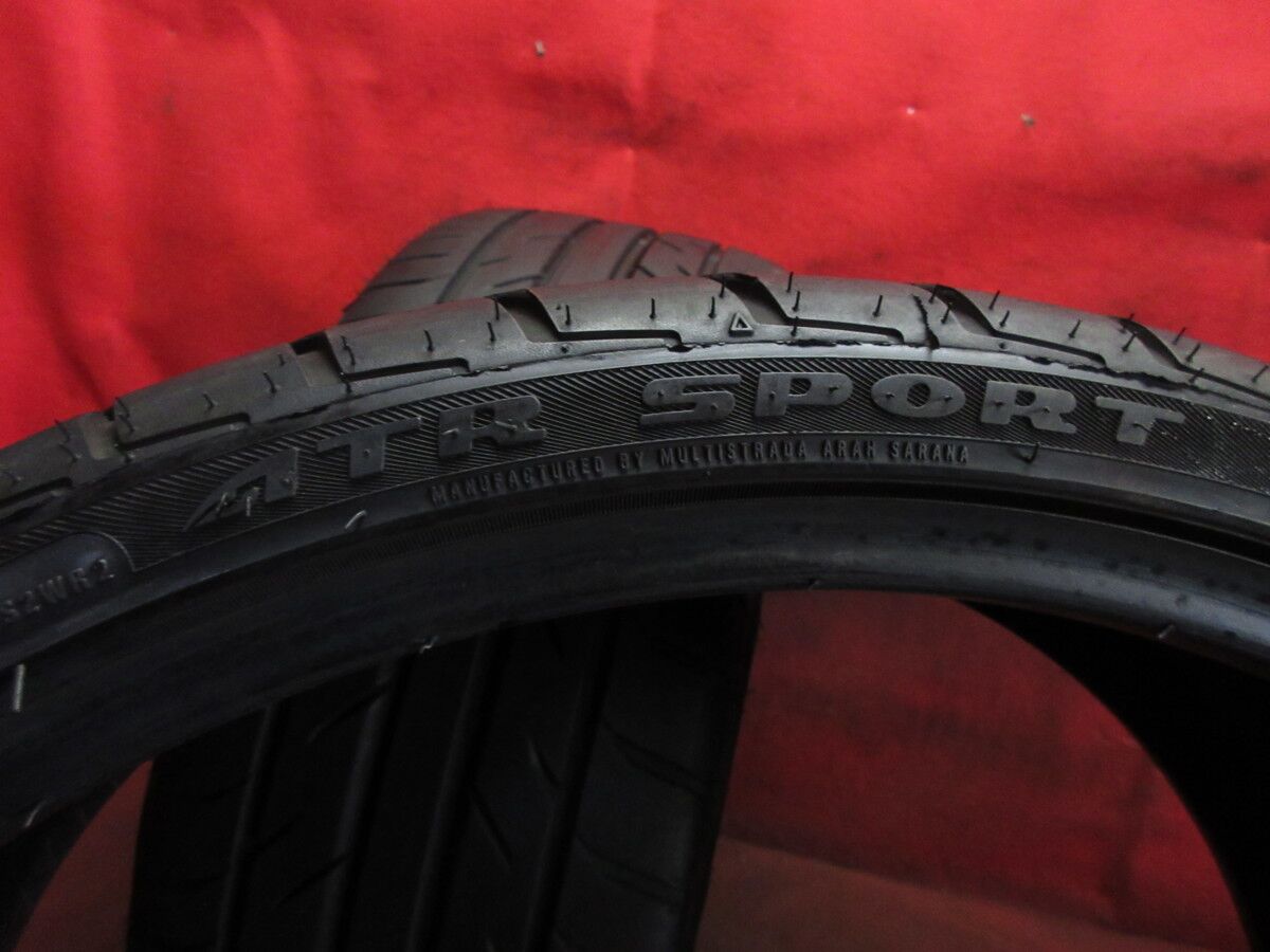 2本 245/30ZR22 ATR SPORT 245/30R22 溝アリ 送料無料 45000円