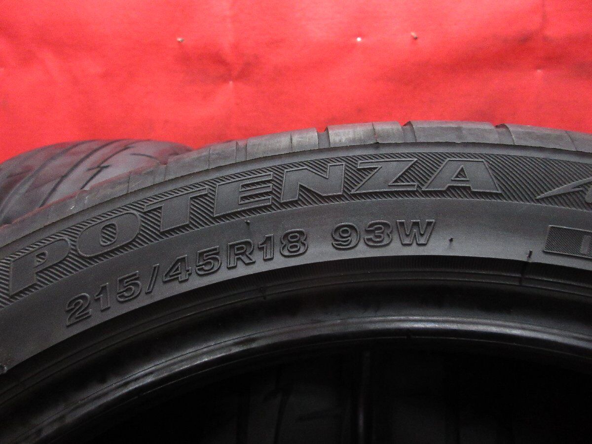 4本 215/45R18 ブリジストン ポテンザ POTENZA